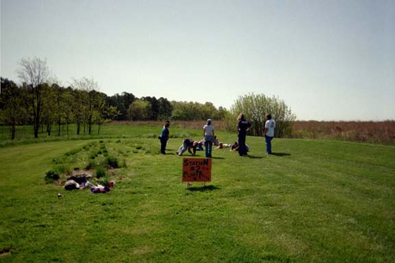 A Visiting School Group Plays 